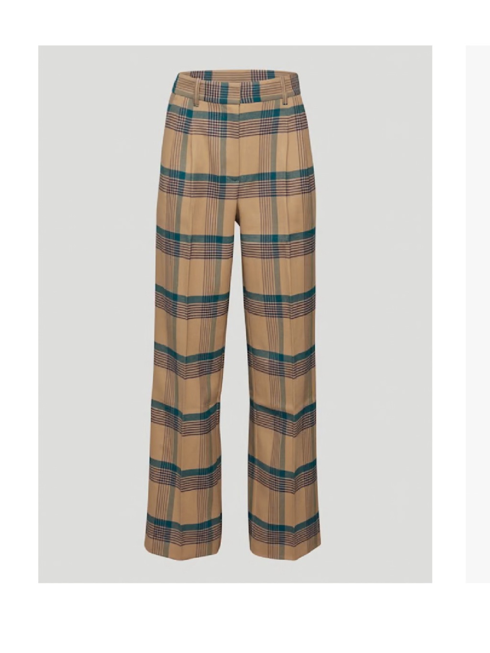 Aritzia Effortless Plaid Pants